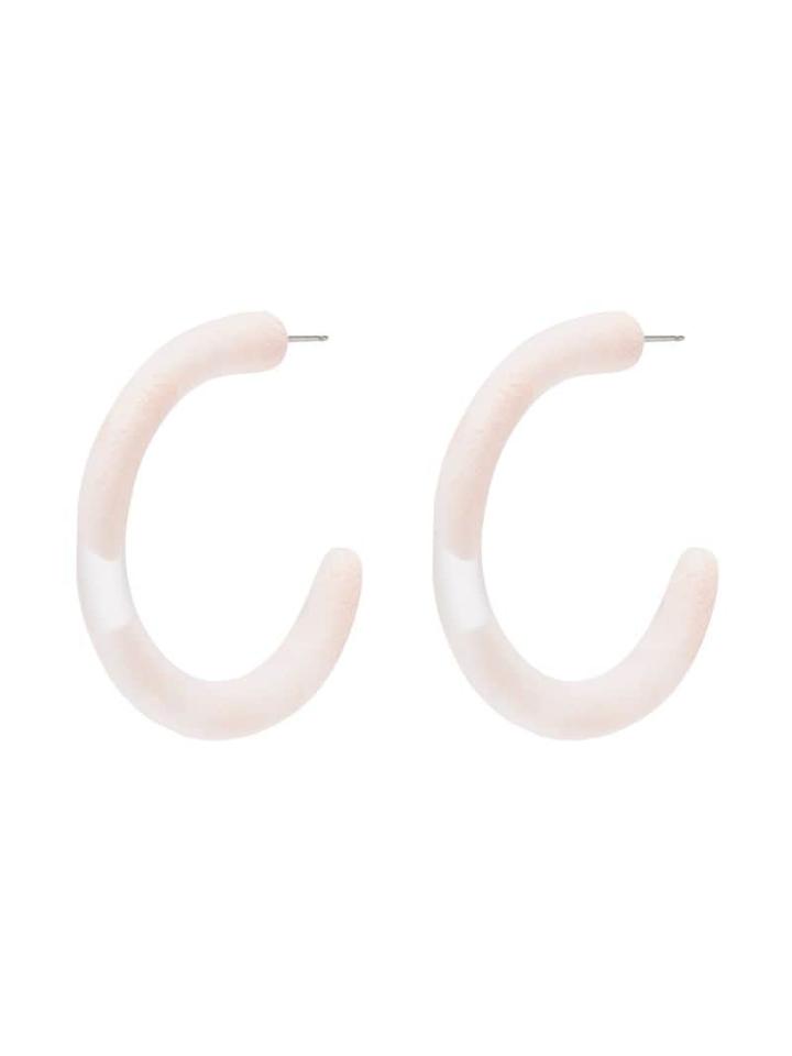 Dinosaur Designs Classic Hoop Earrings - Pink