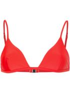 Matteau The Petite Triangle Bikini Top - Red