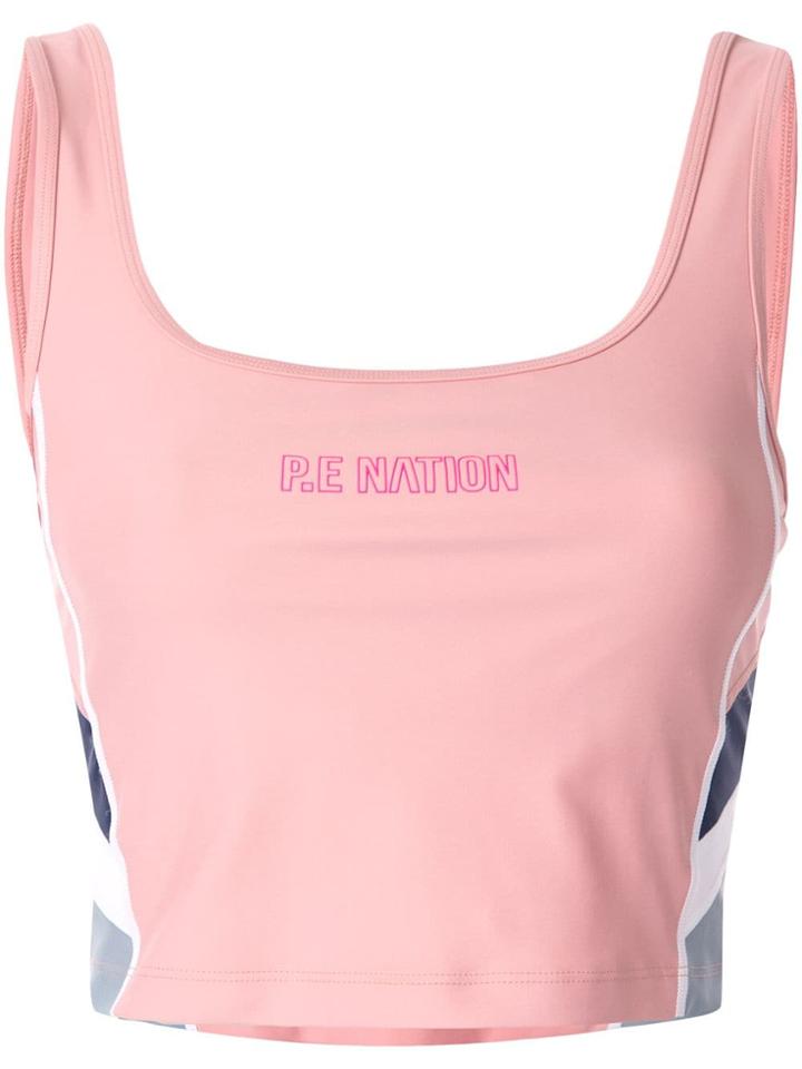 P.e Nation Flex It Tank Top - Pink