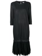 Peserico Longline Hybrid Dress - Black