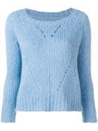 Isabel Marant Étoile Round Neck Knit Sweater - Blue