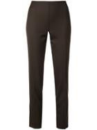 P.a.r.o.s.h. High-waist Fitted Trousers - Brown