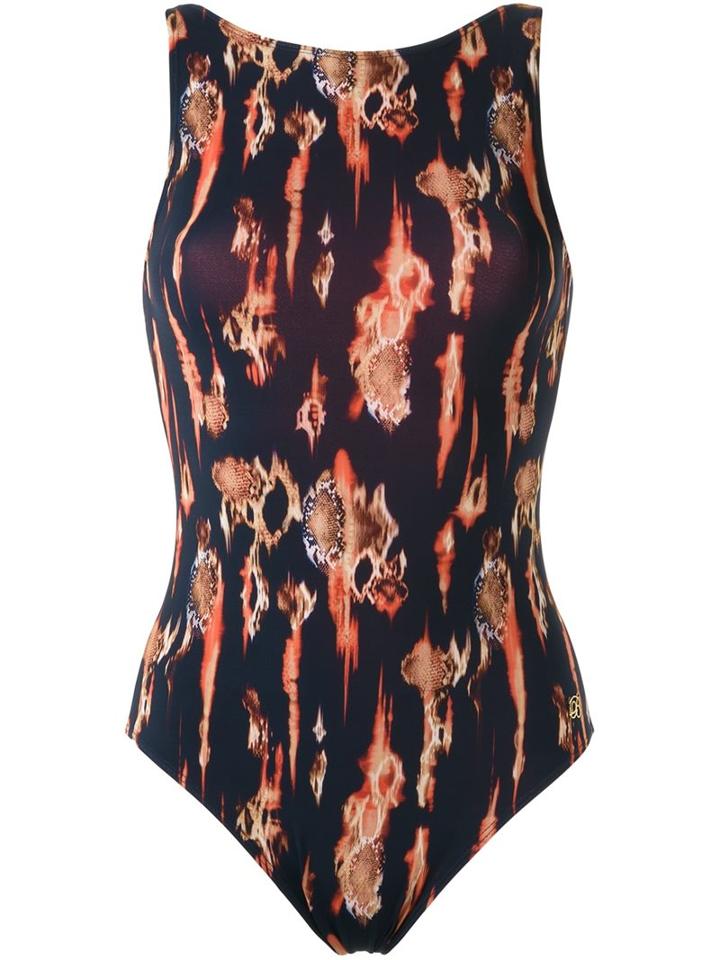 Brigitte Open Back Printed Swimsuit