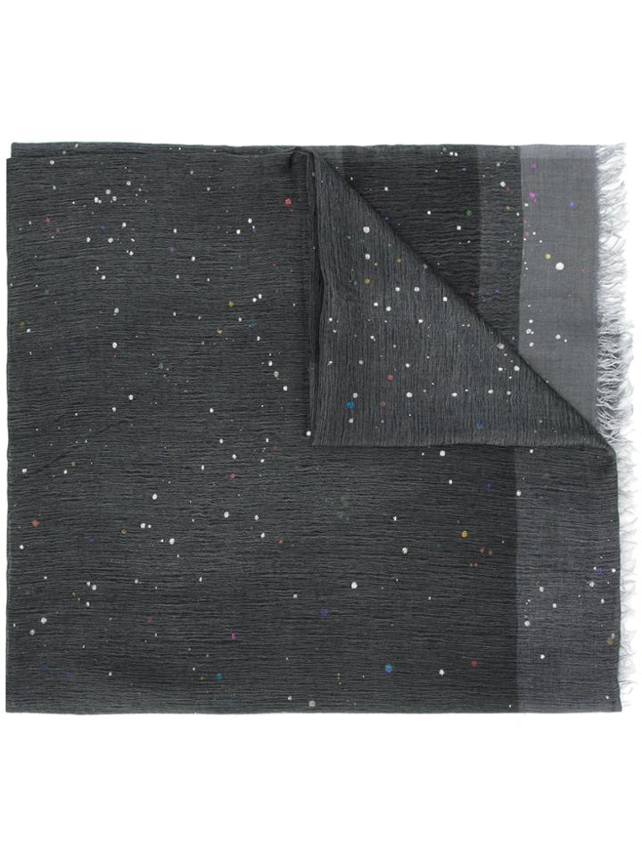 Faliero Sarti Raw Edge Scarf - Grey