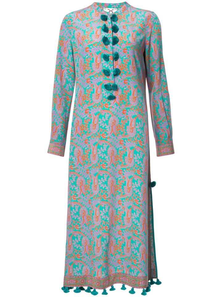 Figue Paolina Paisley-print Midi Kaftan Dress - Multicolour