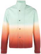 Jw Anderson Standing Collar Buttoned Jacket - Green