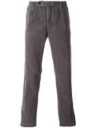 Massimo Alba Corduroy Trousers, Men's, Size: 52, Grey, Cotton