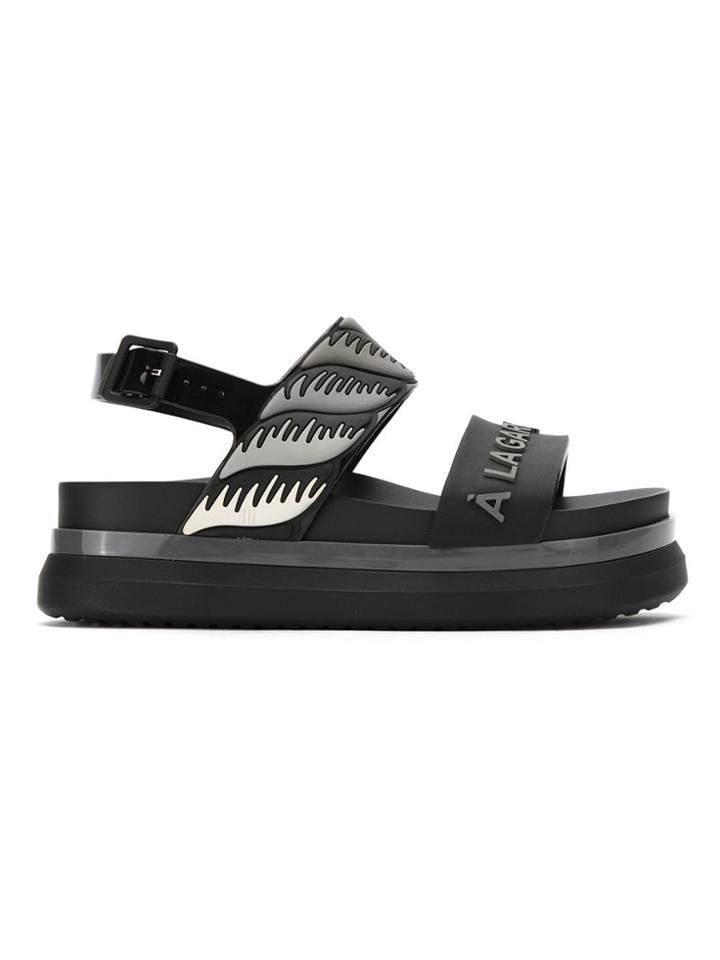 À La Garçonne 'cosmic Ii' X Melissa Sandals - Black