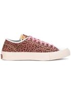 Visvim Leopard Print Sneakers - Pink & Purple