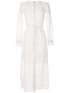 Sir. Amelie Detailed Midi Dress - White