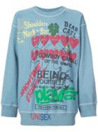 Vivienne Westwood Anglomania Graphic Writing Sweater - Blue