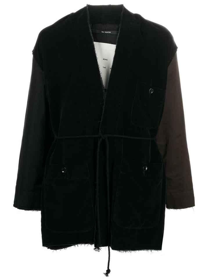 Song For The Mute Velvet Swing Jacket - Blue