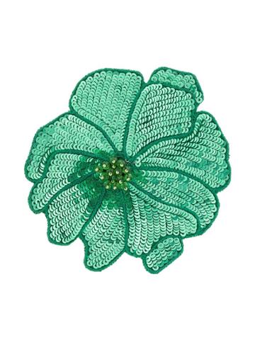 Racil Flower Brooch - Green