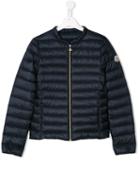 Padded Jacket - Kids - Polyamide/feather Down - 10 Yrs, Blue, Moncler Kids