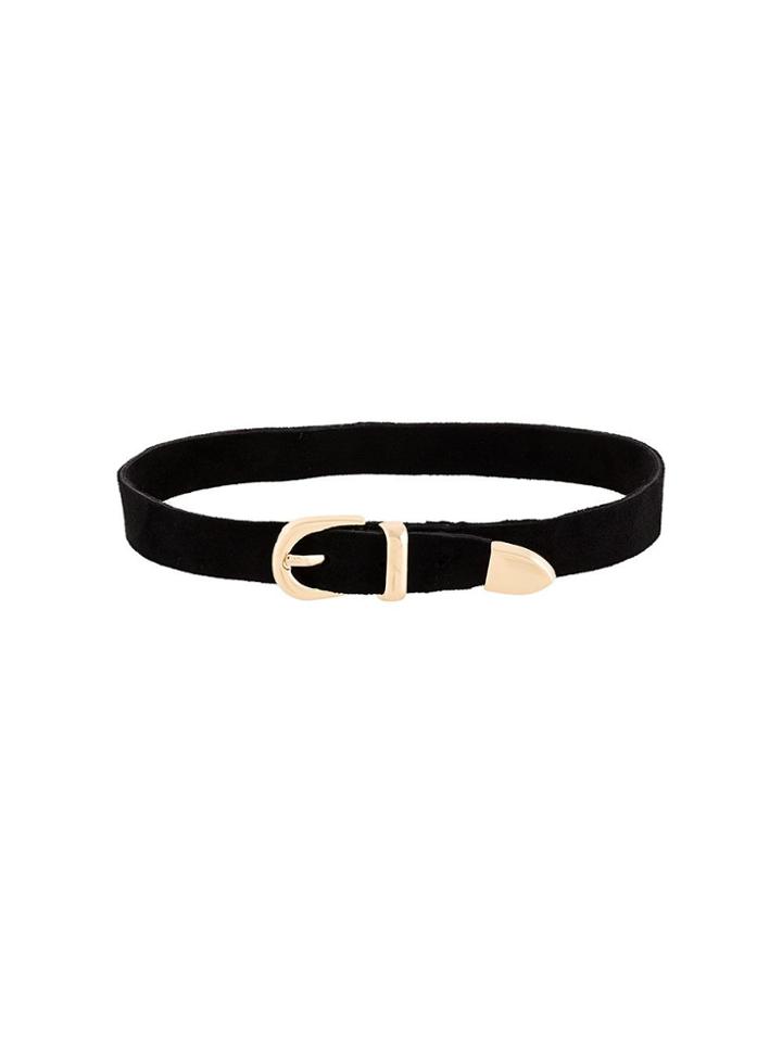 Manokhi Buckled Choker - Black
