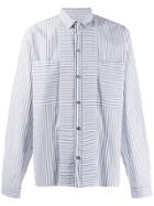 Ann Demeulemeester Striped Shirt - White