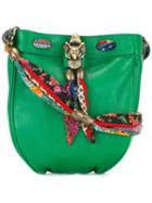 Philosophy Di Lorenzo Serafini Fox Buckle Cross Body Bag, Women's, Green, Leather