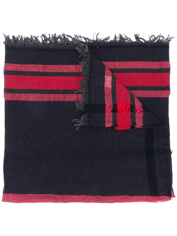 Daniele Alessandrini Fringed Scarfe - Black