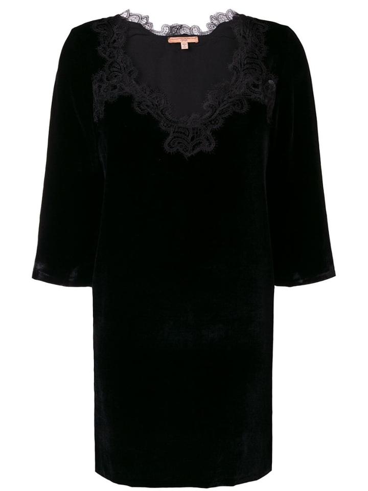 Ermanno Scervino Lace Embellished Dress - Black