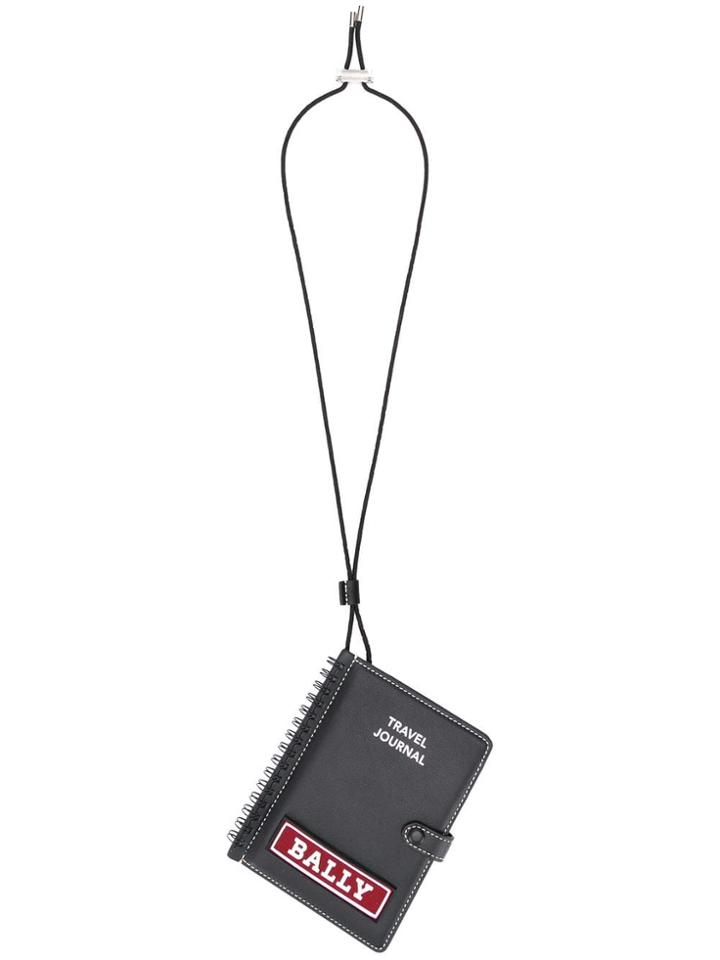Bally Travel Journal Wallet - Black