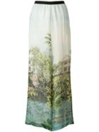 Antonio Marras Plantation Scene Trousers - Blue