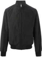 Burberry Brit Logo Zip-up Jacket, Men's, Size: Medium, Black, Polyamide/cotton/polyester