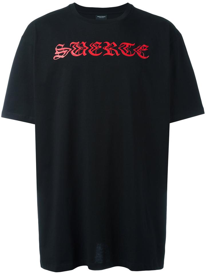 Marcelo Burlon County Of Milan 'ramiro' T-shirt, Men's, Size: Xl, Black, Cotton