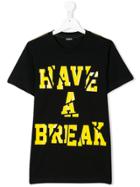 Diesel Kids Have A Break T-shirt - Black