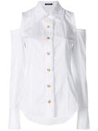 Balmain Cold Shoulder Shirt - White