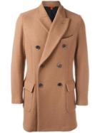 Barena Double Breasted Coat, Men's, Size: 48, Nude/neutrals, Cotton/viscose/virgin Wool