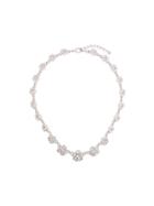 Nina Ricci Vintage Flower Necklace - Grey