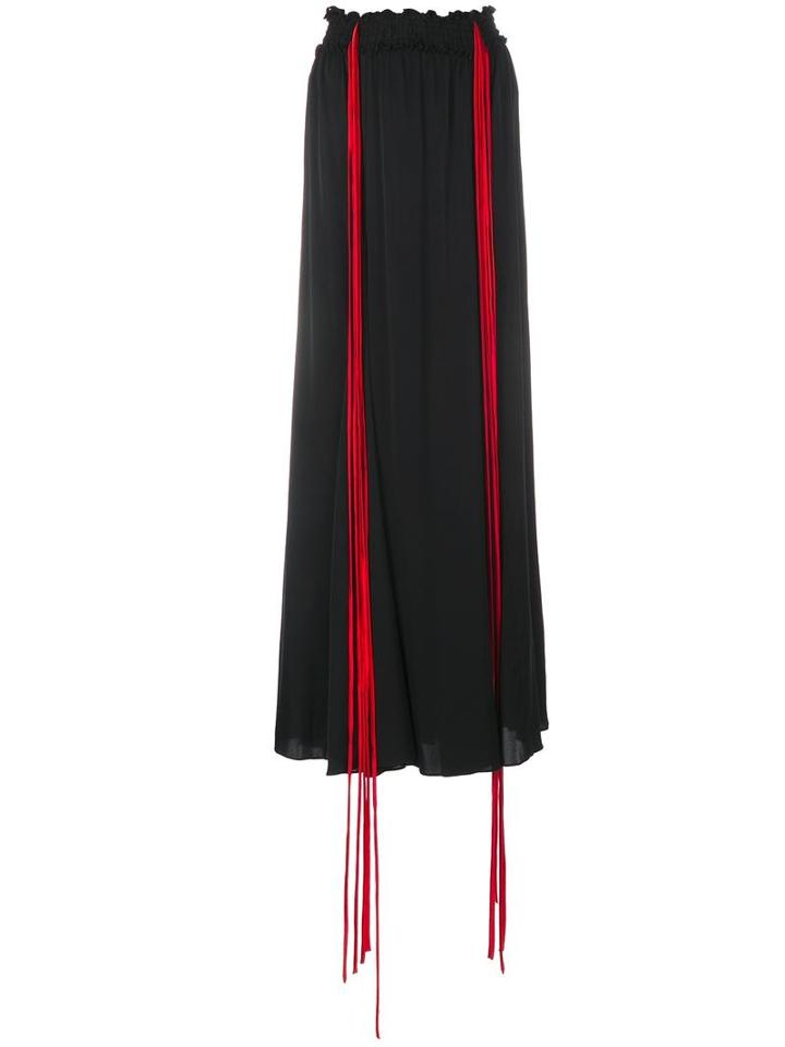 Ellery Milo Long Skirt, Women's, Size: 8, Black, Silk/spandex/elastane