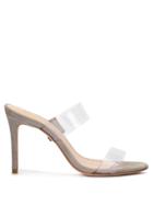 Schutz Pvc Strap Mules - Neutrals