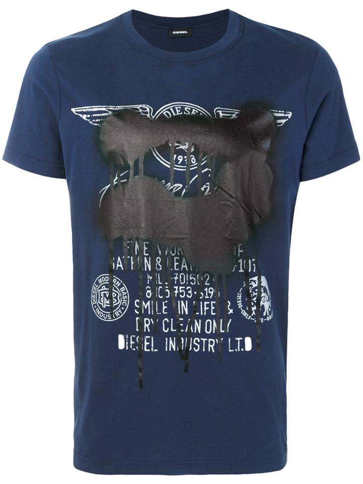 Diesel Printed T-shirt - Blue