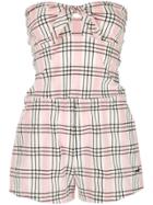 Morgan Lane Jojo Check Romper - Pink