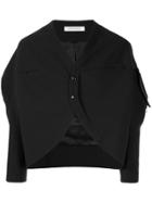 Kiko Kostadinov Slouchy Bolero Jacket - Black