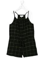 April Shower By Polder Kids - Brooklyn Playsuit - Kids - Cotton/lurex - 12 Yrs, Black