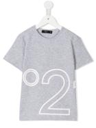 No21 Kids Logo Print T-shirt, Boy's, Size: 7 Yrs, Grey
