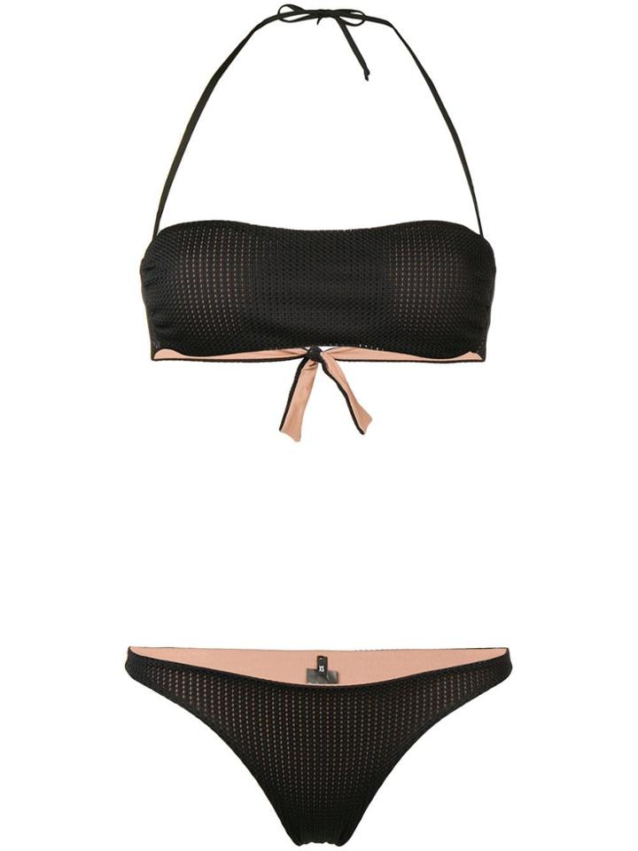 Fisico Mesh Bikini - Black