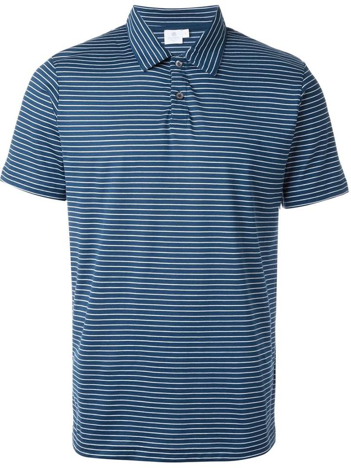 Sunspel Striped Polo Shirt