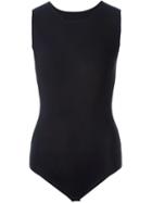 Maison Margiela Sleeveless Body, Women's, Size: 42, Black, Polyamide/spandex/elastane