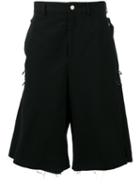 Damir Doma Rings Applique Shorts, Men's, Size: Large, Black, Cotton