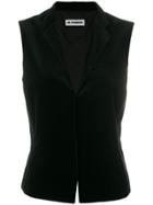 Jil Sander Vintage Velvety Vest - Black