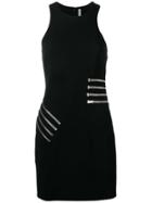 Alexander Wang Zip Stripe Mini Dress - Black