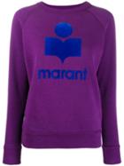 Isabel Marant Étoile Logo Print Sweater - Purple