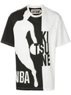 Maison Kitsuné Maison Kitsune X Nba Bi Colour T-shirt - White