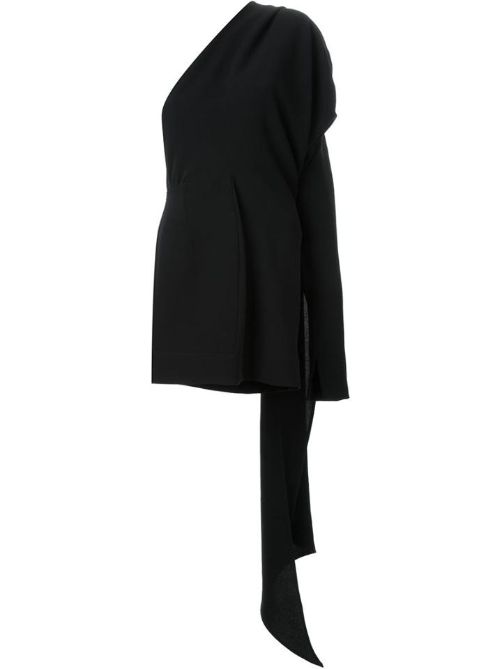 Gareth Pugh 'scarf Halter' Dress, Women's, Size: 40, Black, Silk/cotton/polyester