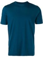 Cruciani Plain T-shirt, Men's, Size: 56, Blue, Cotton/spandex/elastane