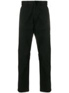 No21 Asymmetric Hem Trousers - Black