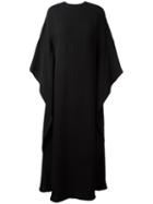 Valentino Kaftan Evening Dress, Women's, Size: 40, Black, Silk/spandex/elastane